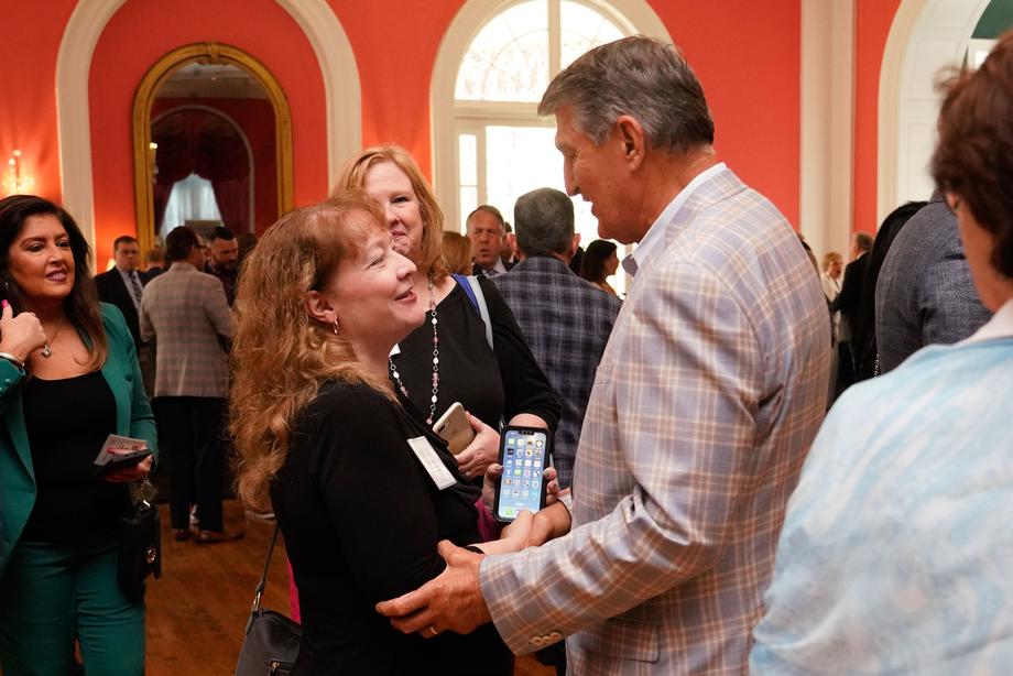 Manchin Honored At Friends of the Discover the Real WV Foundation Reception