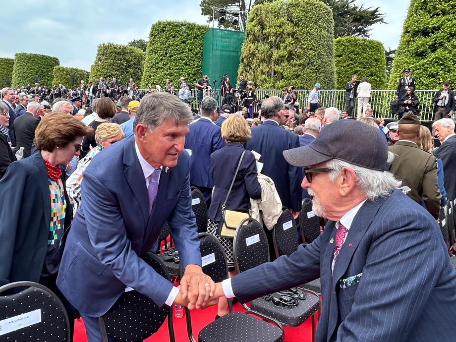 Manchin Commemorates D-Day In Normandy