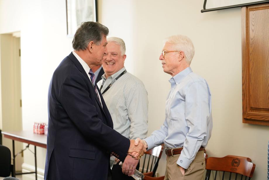 Manchin Visits Marion, Monongalia Counties To Engage With Local Organizations, Constituents